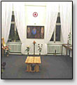 Der Saal der Lehrer der Menschheit. Das Roerich-Museum, Stadt Odessa, Ukraine