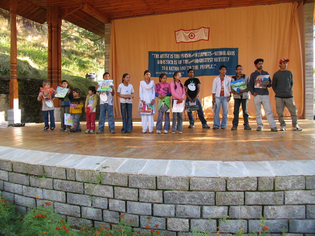 9.10.2007, Nicholas Roerich's Birth Anniversary annual function: Kathak dance performance, and winners of the painting competition of all age groups               